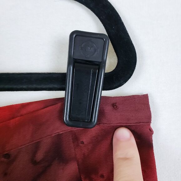 ZAPA Womens 44 (L) Burgundy Wrap Skirt Artsy Whimsigoth Indie Dark Romantic Boho - Picture 4 of 9